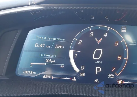 2021 Chevrolet Corvette Stingray Rwd 2Lt z USA, uszkodzony, nr VIN 1G1YB2D41M5101135